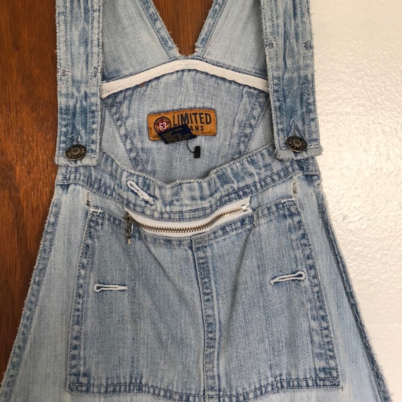 Lightwash Jean Overalls - Picture 4 of 5